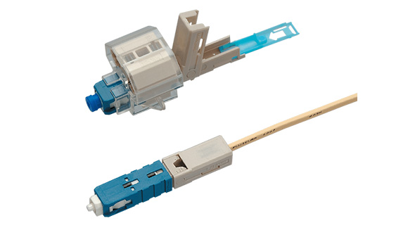10 Connettori Fibra Ottica LC/APC Fast Con Tool – Per Cavo 2.0mm, Perdita ≤0.3dB
