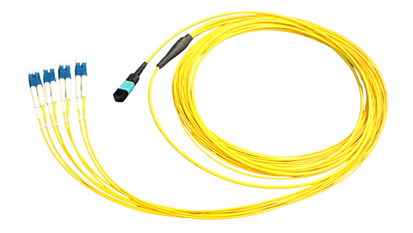 MPO/DLCブレイクアウト光ファイバコード・ケーブル 