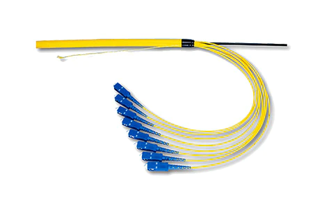 光コネクタ付きコード集合型光ファイバケーブル